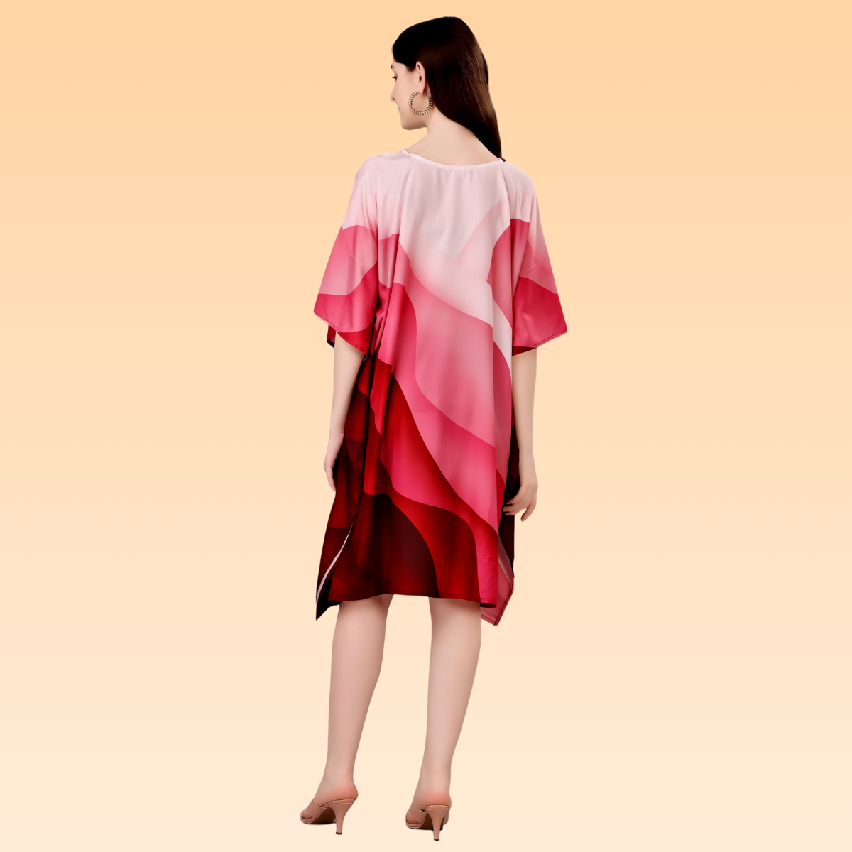 Eden Pink & Light Pink Kaftan