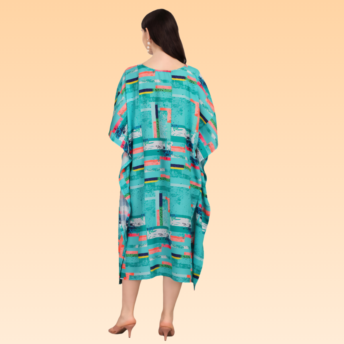 Paris Blue Rayon Kaftan