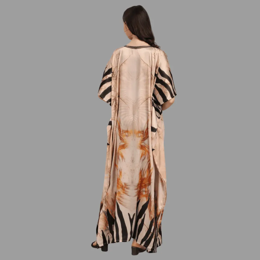 Emelia Brown & Bronze Nazakat Kaftan