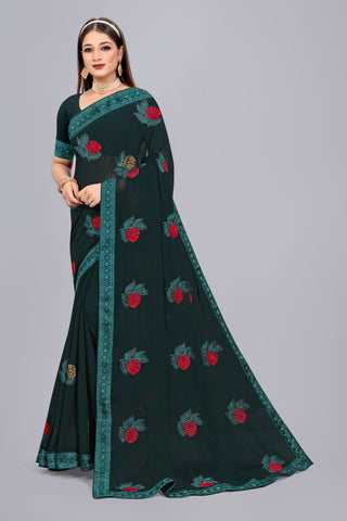 Embroidery Saree