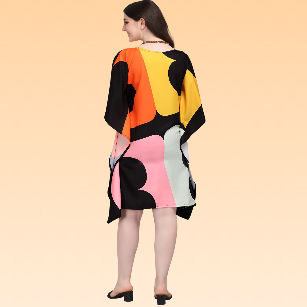 Juliet Yellow & Black Kaftan
