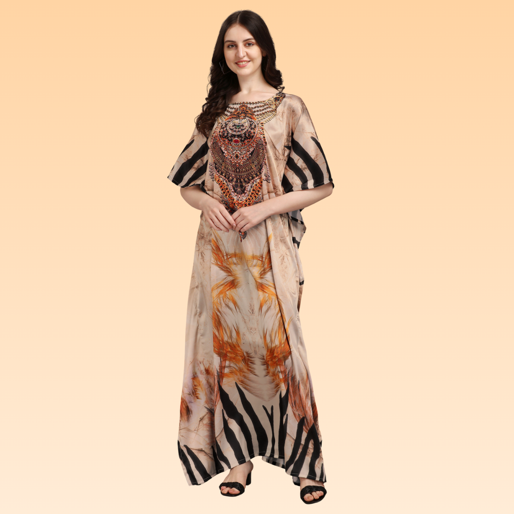Emelia Brown & Bronze Nazakat Kaftan
