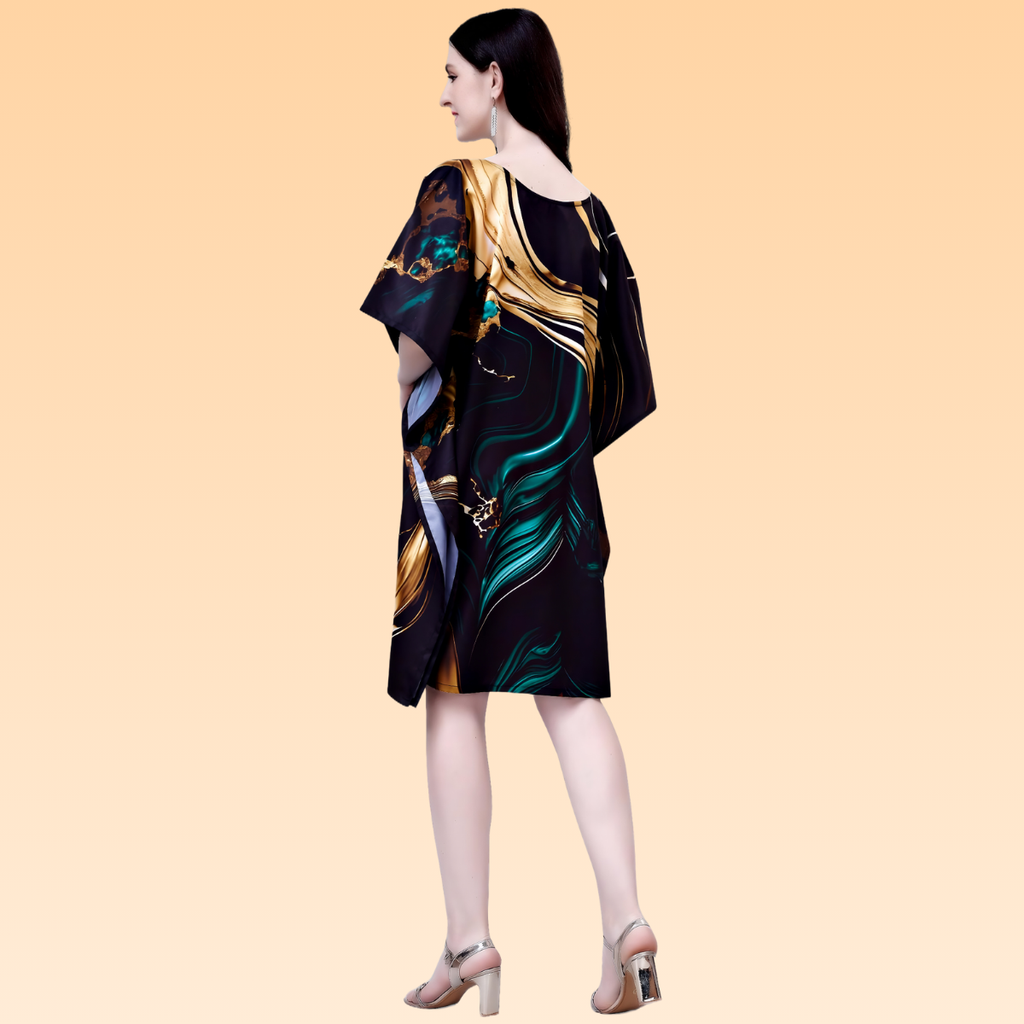 London Black & Bronze Kaftan