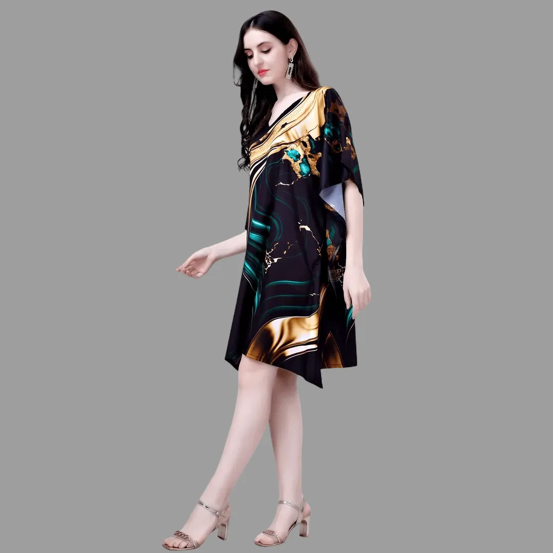 London Black & Bronze Kaftan