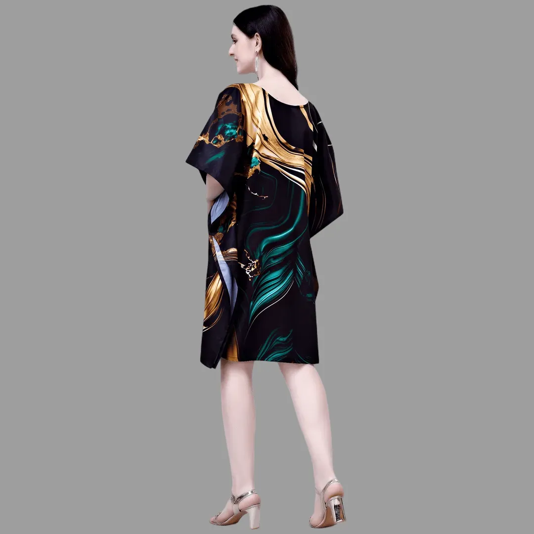 London Black & Bronze Kaftan
