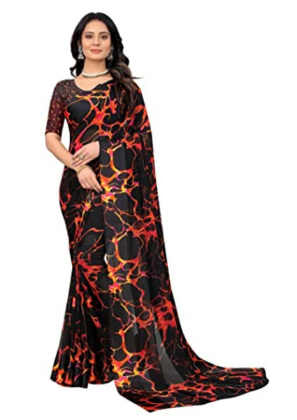 Volcano Saree