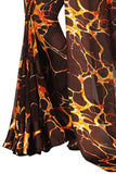 Volcano Saree