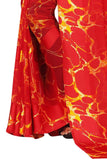 Volcano Saree