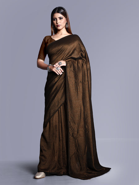 Brown Queen Saree